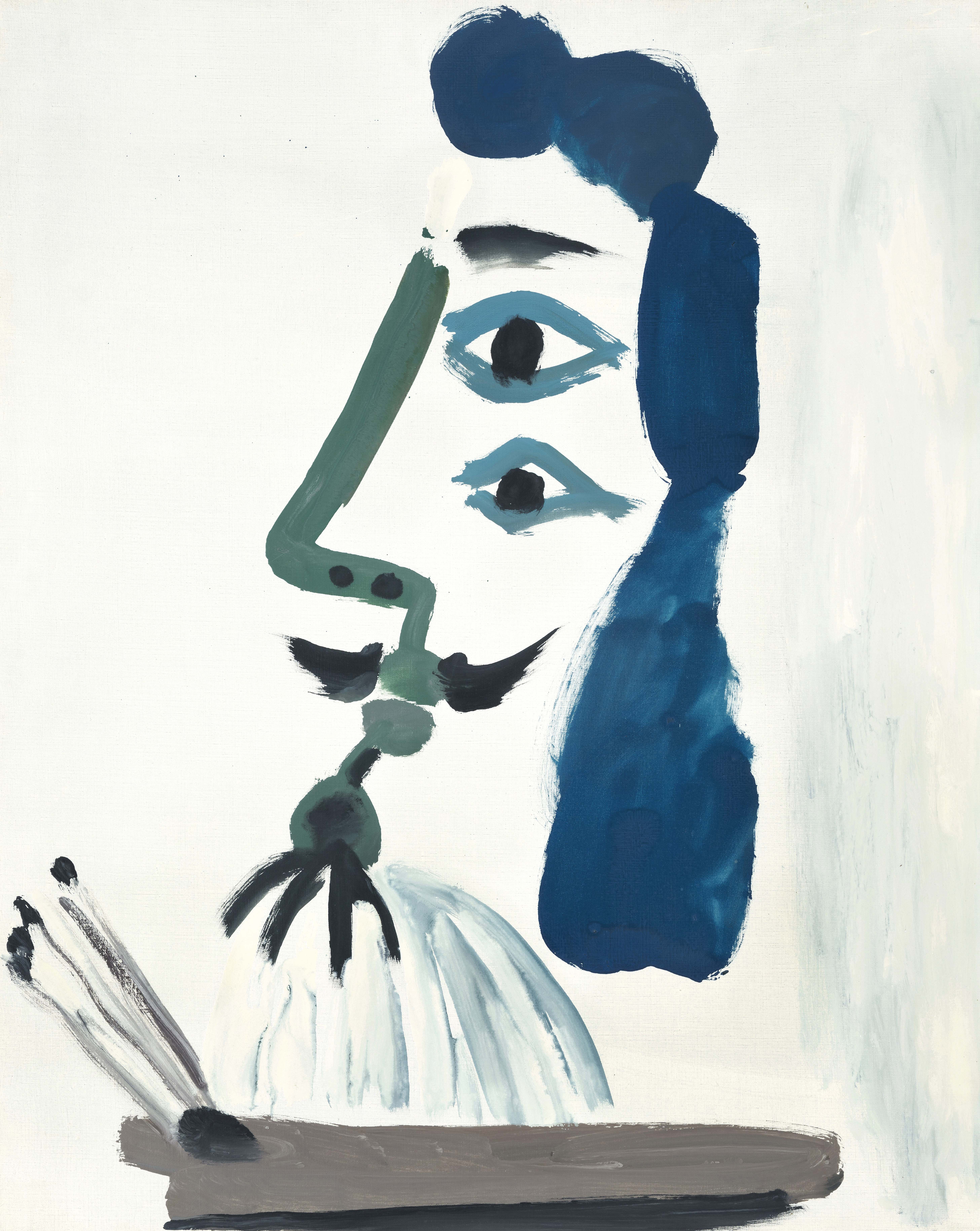 Le Peintre. Tête de profil