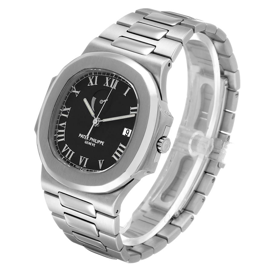 Second angled view of the same standard-dial specimen. · Photo: Sotheby’s · © Sotheby’s, used with permission · Source: https://www.sothebys.com/en/buy/_patek-philippe-nautilus-reference-3710-4947