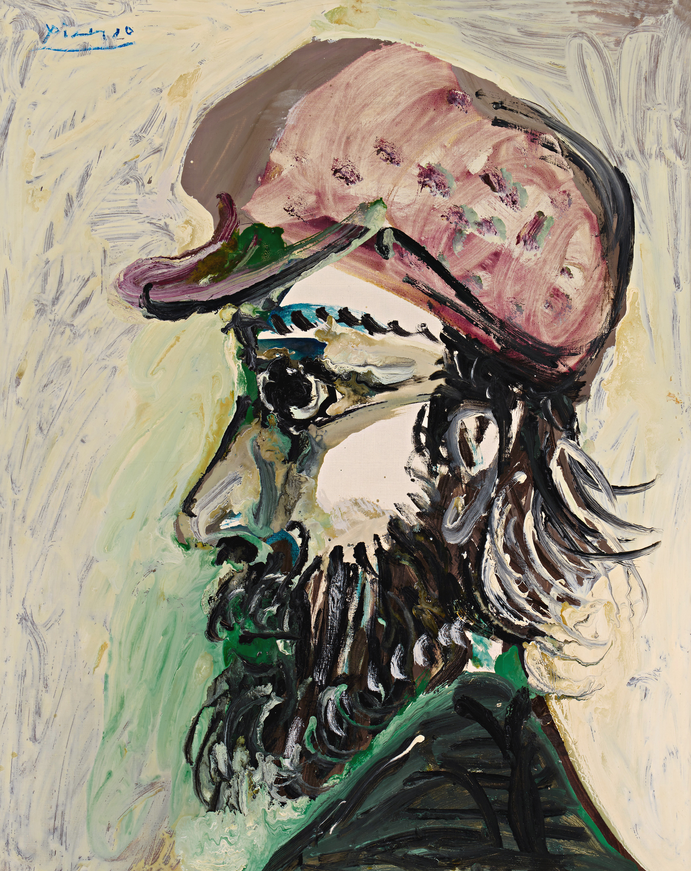 Tête d’homme à la casquette