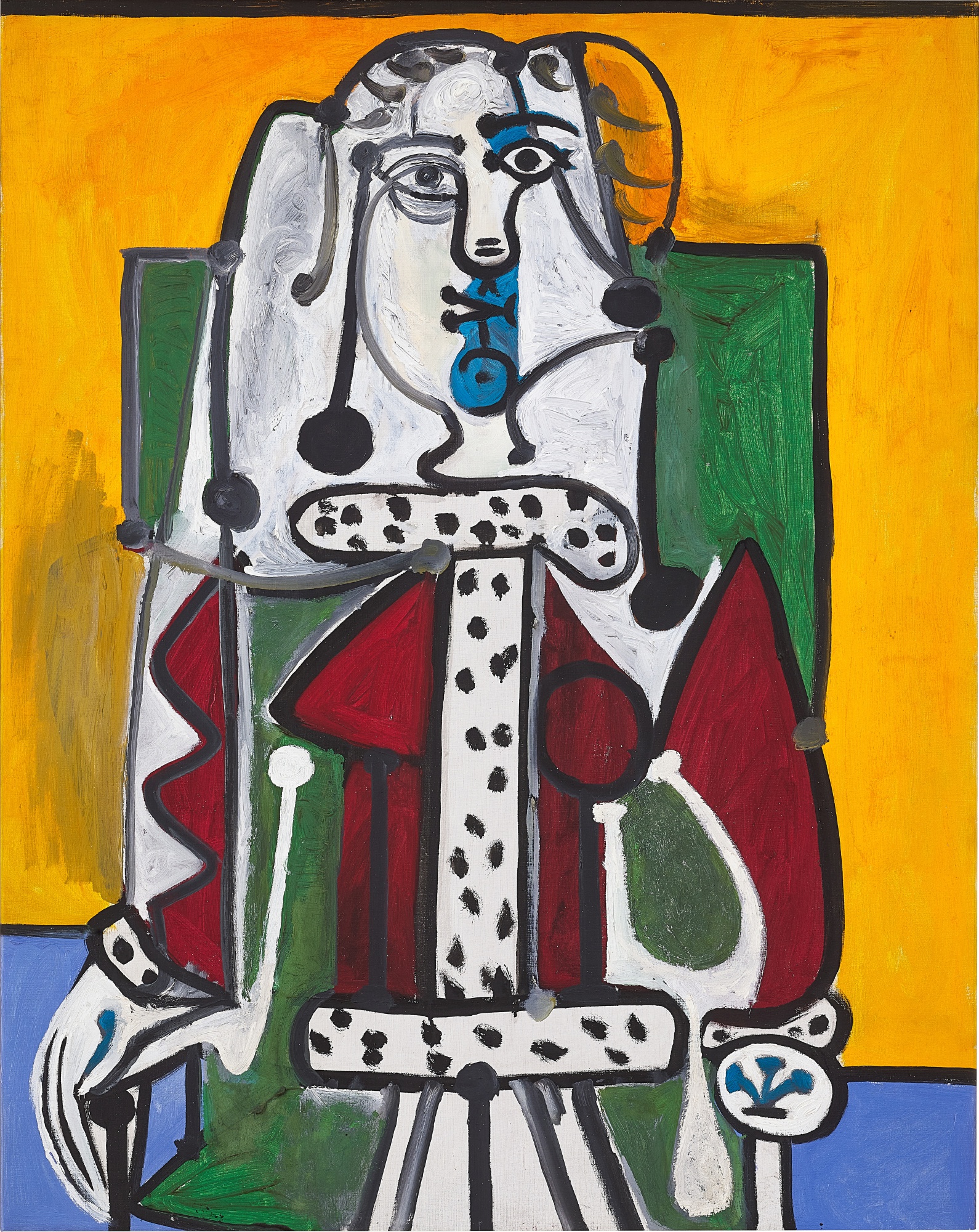 Femme dans un fauteuil